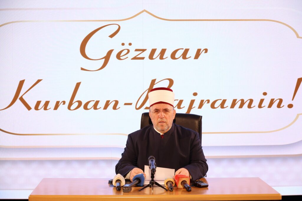 Urimi i Myftiut të Kosovës, Naim ef. Tërnava, me rastin e festës së Kurban Bajramit – 2025
